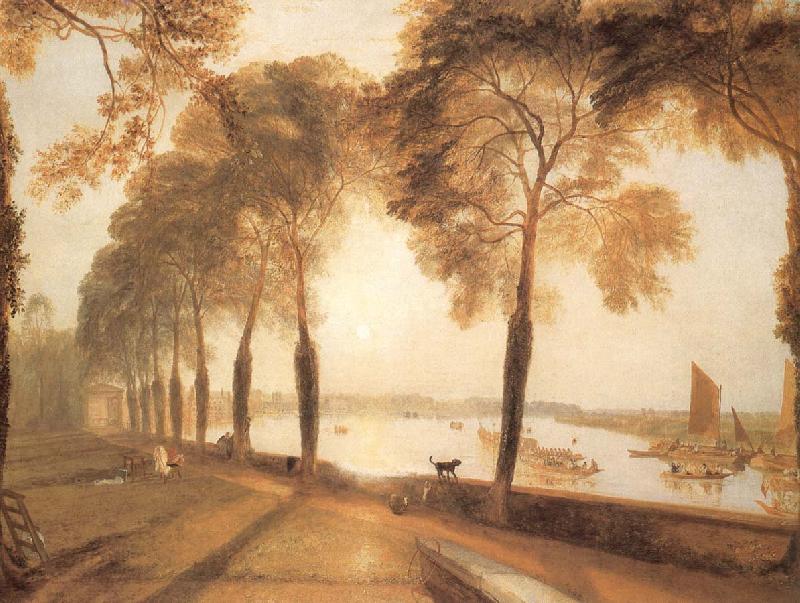 J.M.W. Turner Morlake Terrace the seat of william moffatt esq summer-s Evening oil painting picture